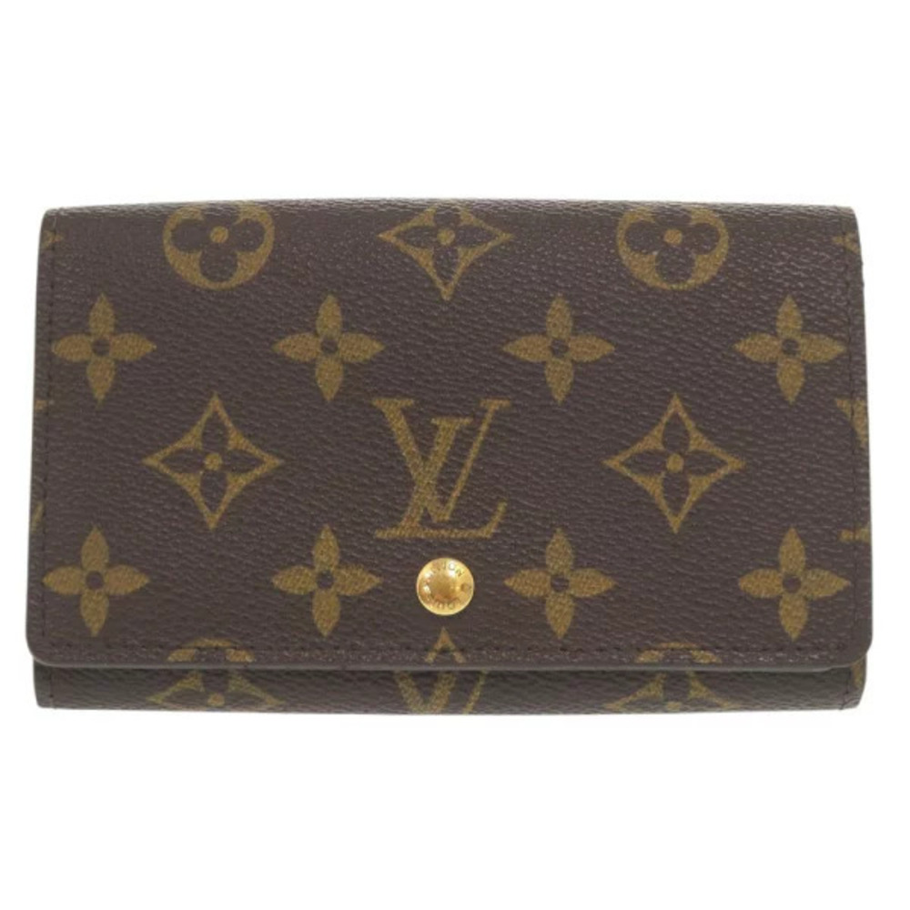 Louis Vuitton Portemonnaie Billet Tresor Monogram Brown Bi fold Wallet LV